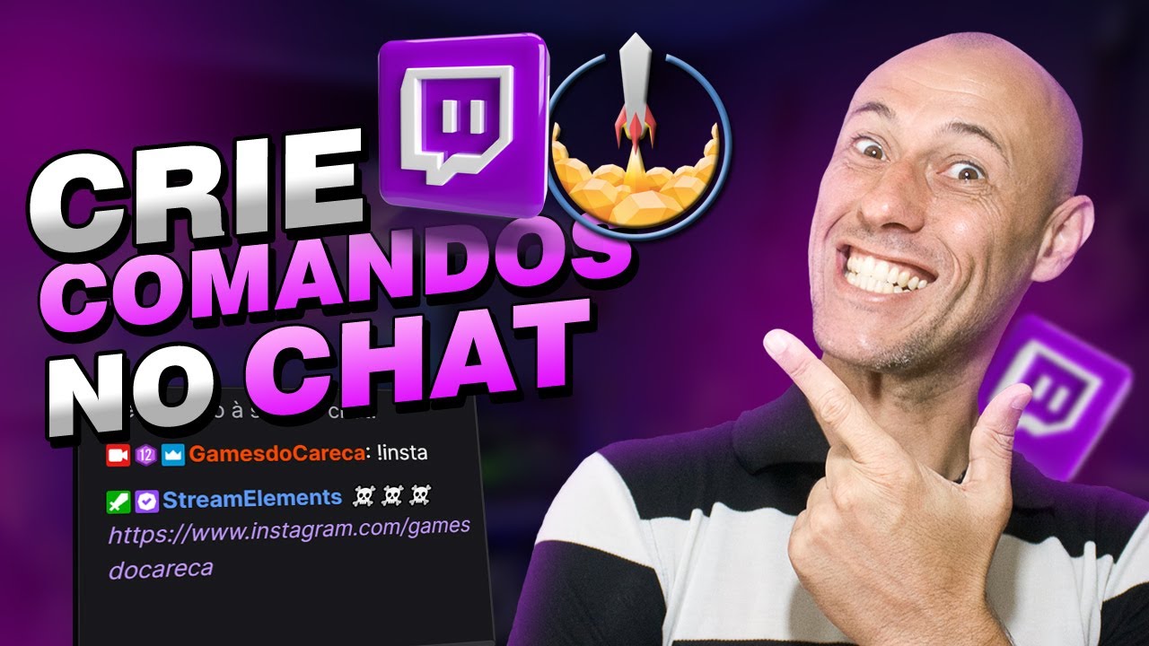 Como CRIAR e CONFIGURAR Comandos Personalizados no CHAT da Twitch (StreamElements 2025)