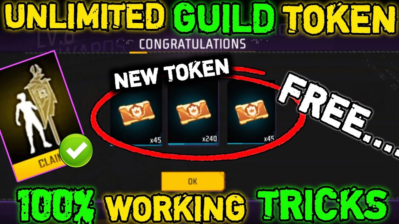 NEW GUILD TOKEN UNLIMITED KAISE MILEGA ? UNLIMITED NEW GUILD TOKEN IN FREE FIRE NEW GUILD TOKEN 2.0