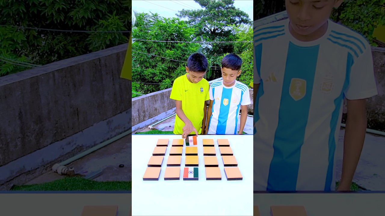 Very nice interesting memory game of matching two cards of two flags of the same country   #Amazing