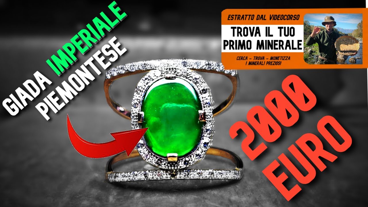 UN ANELLO DA 2000 EURO CON LA GIADA PIEMONTESE: gioielli a chilometro zero con Preziosi d'Autore