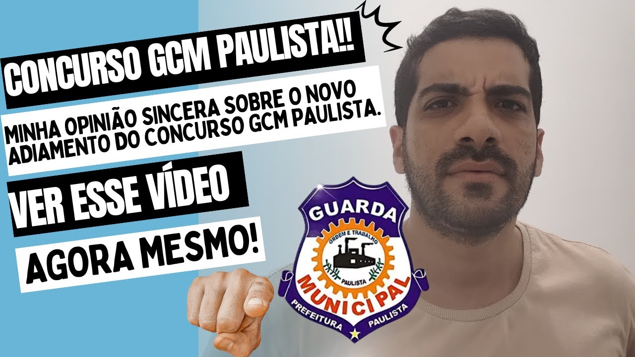 URGENTE: Resultado da GCM Paulista PE Adiado DE NOVO! O que aconteceu?