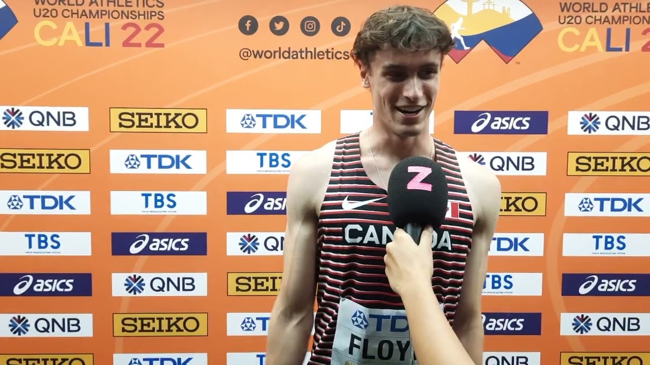 Tyler Floyd 4x400 relays 🇨🇦 | World Athletics Championships U20 Cali 22 🇨🇴