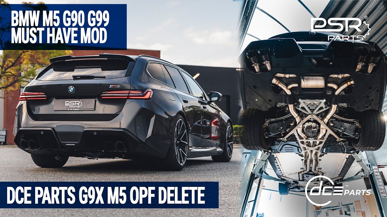 BMW G90 G99 M5 - DCE Parts Catback Exhaust LOUD OPF Delete X-Pipe - SOUND & Review