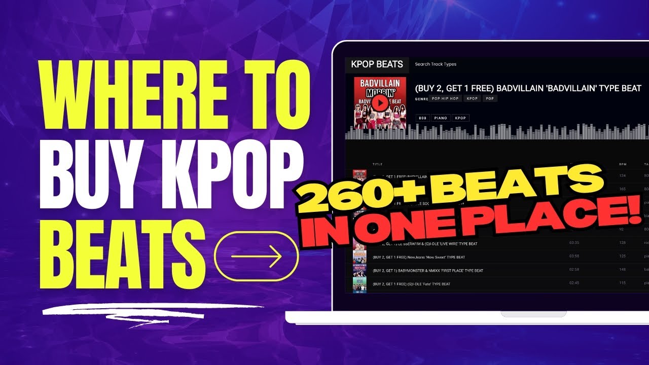 HOW to buy KPOP beats with your LAPTOP 2024 (release-ready)