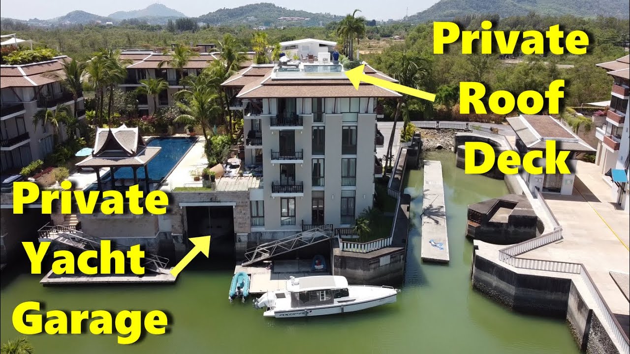 Luxury Lifestyle - Penthouse with Private Yacht Garage at Royal Phuket Marina
