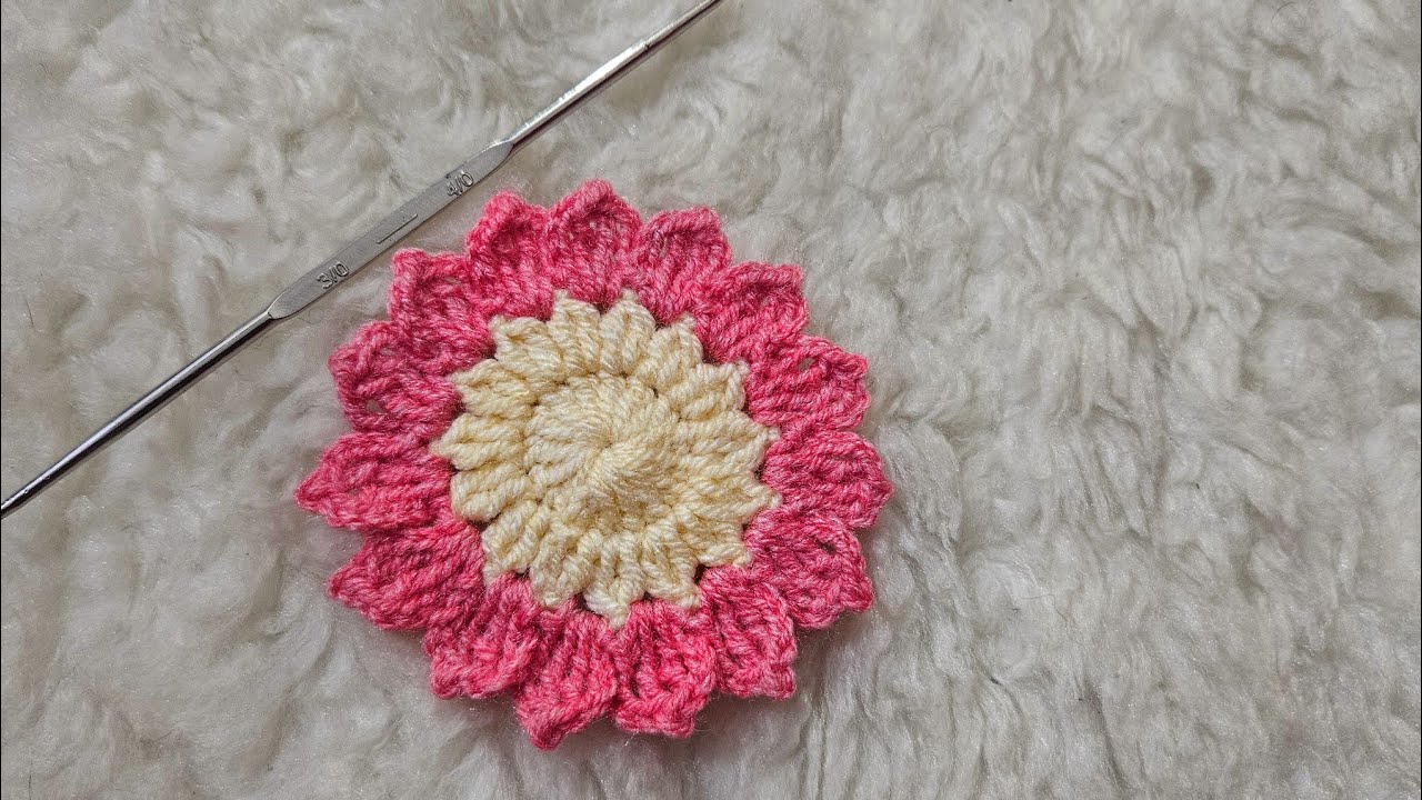 Easy Crochet Daisy Flower Tutorial | How to Crochet for beginners|Crochet flower pattern