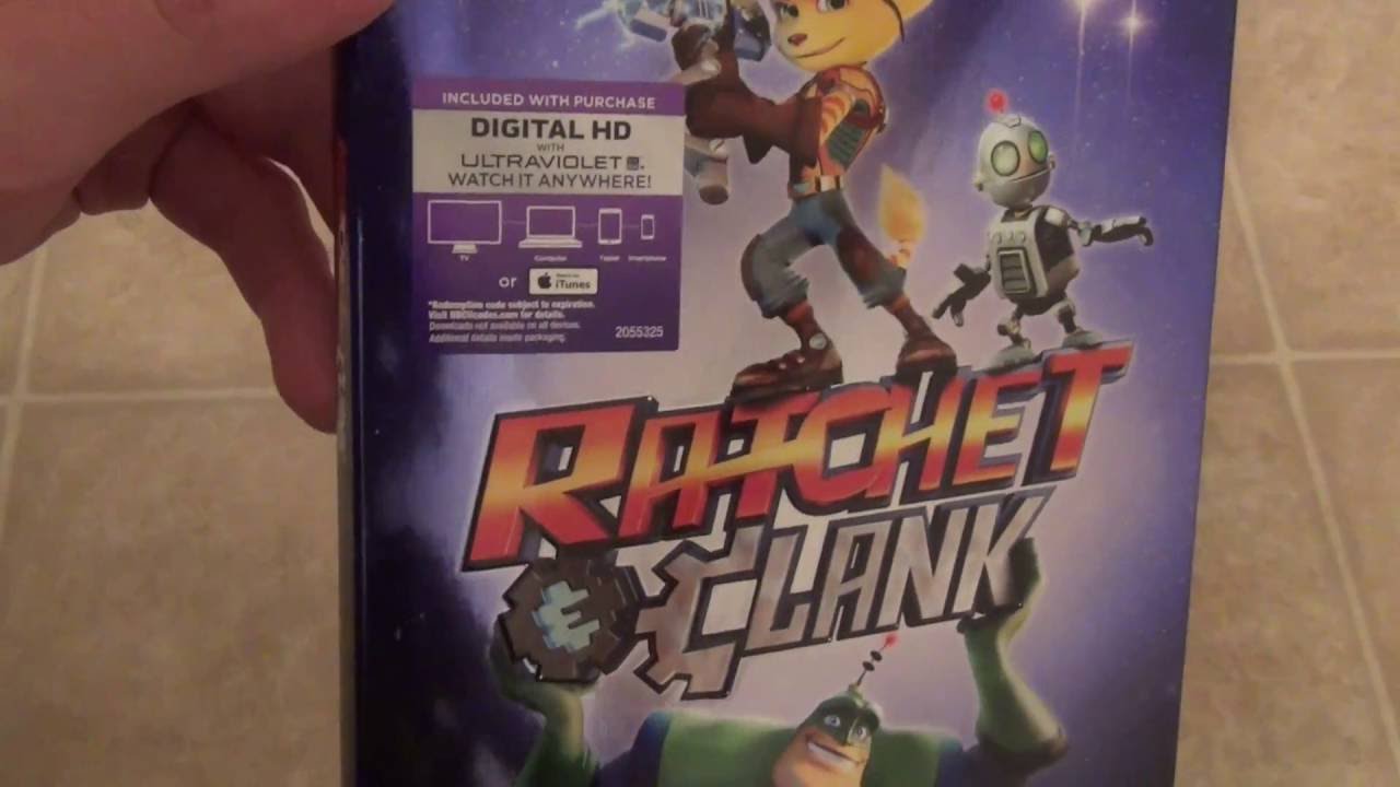 Распаковка Blu-Ray Combo Pack Ratchet & Clank