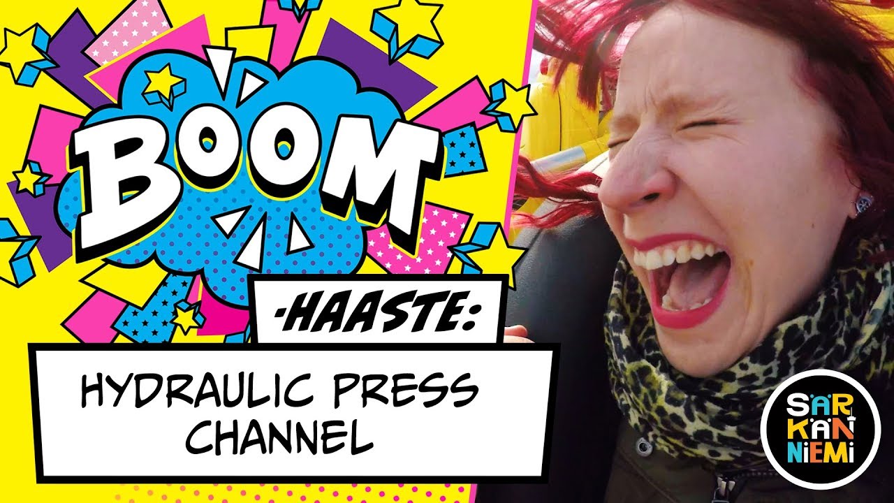 #BOOMhaaste: Hydraulic Press Channel