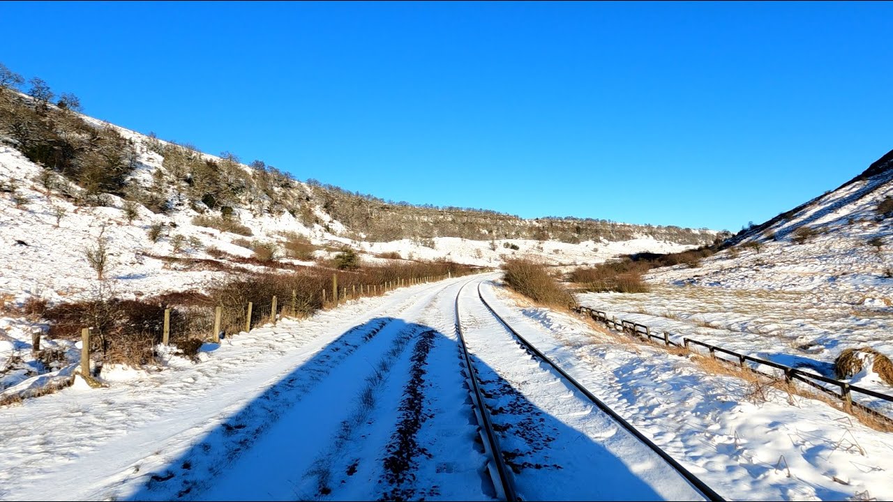 First snow of 2026 with a journey from Pickering to Goathland on the Moors Railway