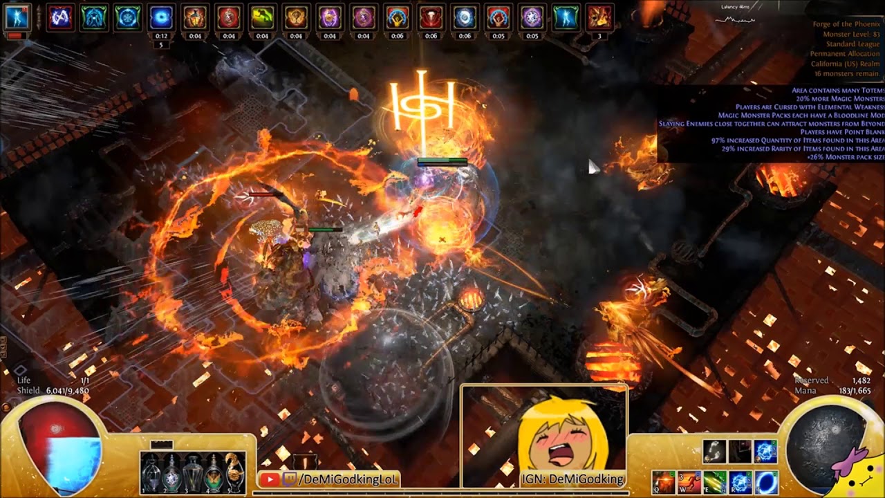 [3.0] Demi's CI Chaos Wanderfinder (Kinetic Blast/Barrage) Build Update! PHOENIX DOWN