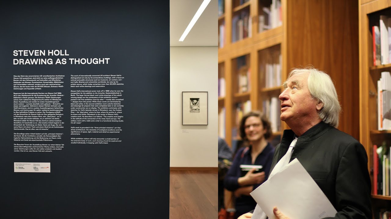 Steven Holl on 'Drawing as Thought' and speculating architecture beyond the built in his drawings