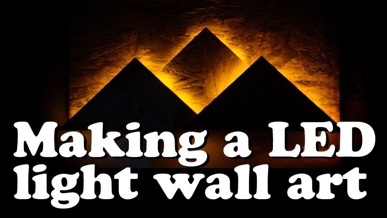 Making A Led light wall art !!!