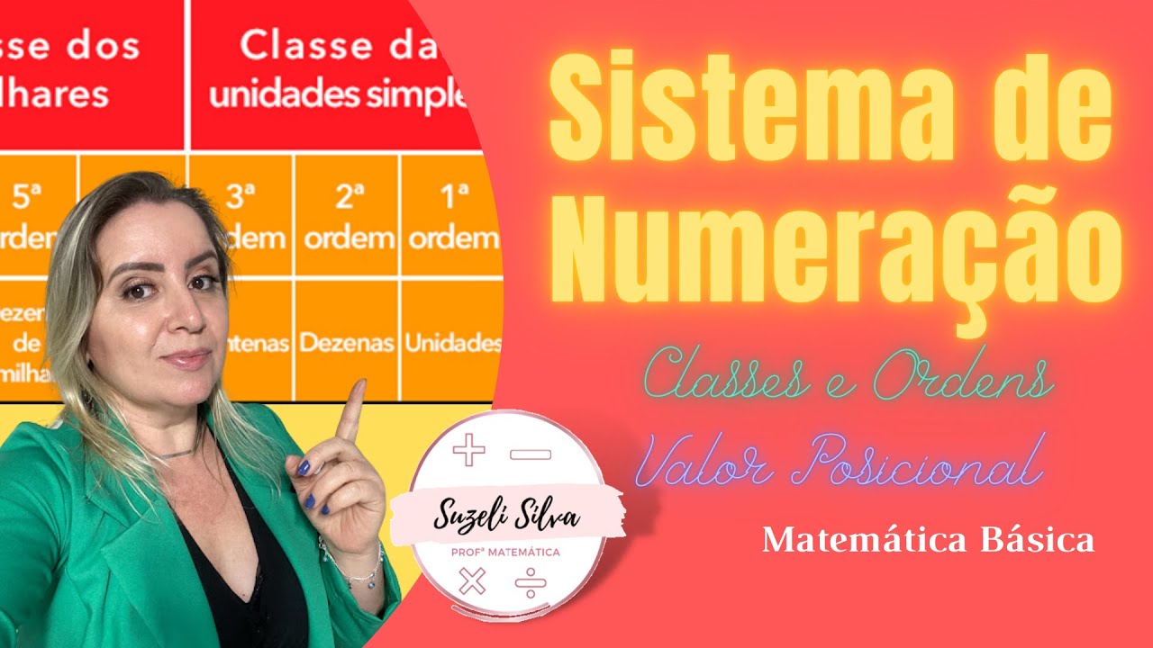 Sistemas de Numera&ccedil;&atilde;o - classes e ordens - matem&aacute;tica b&aacute;sica