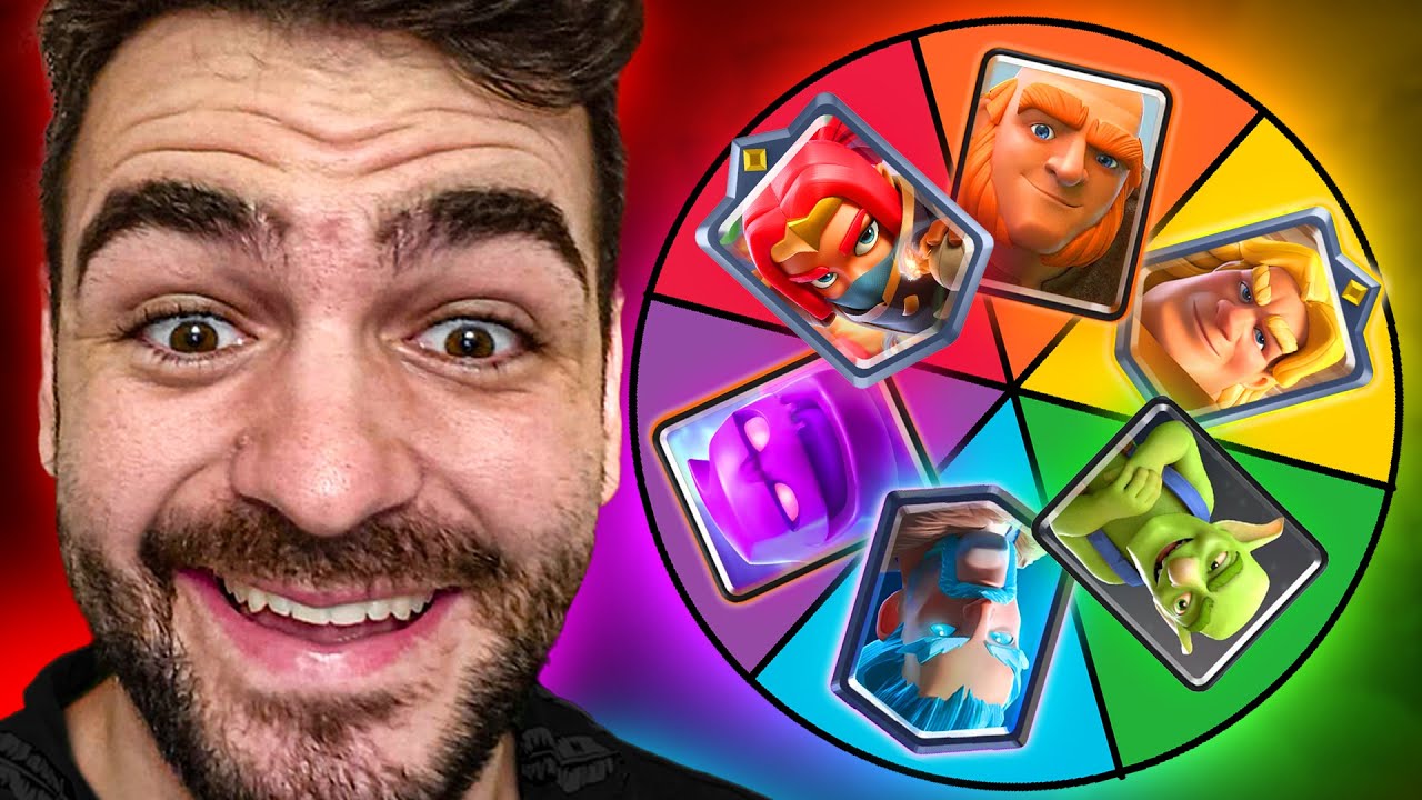 Clash Royale pero los COLORES eligen mis Mazos! 😂