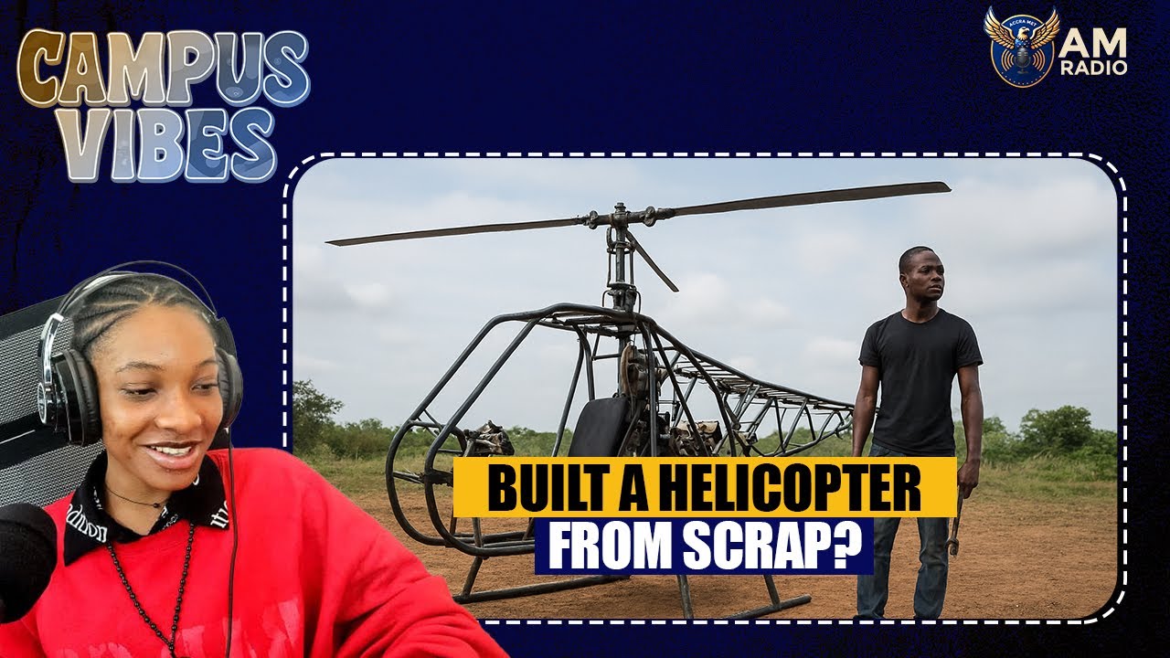 How Did a Young Ghanaian Build a Helicopter from Scrap?