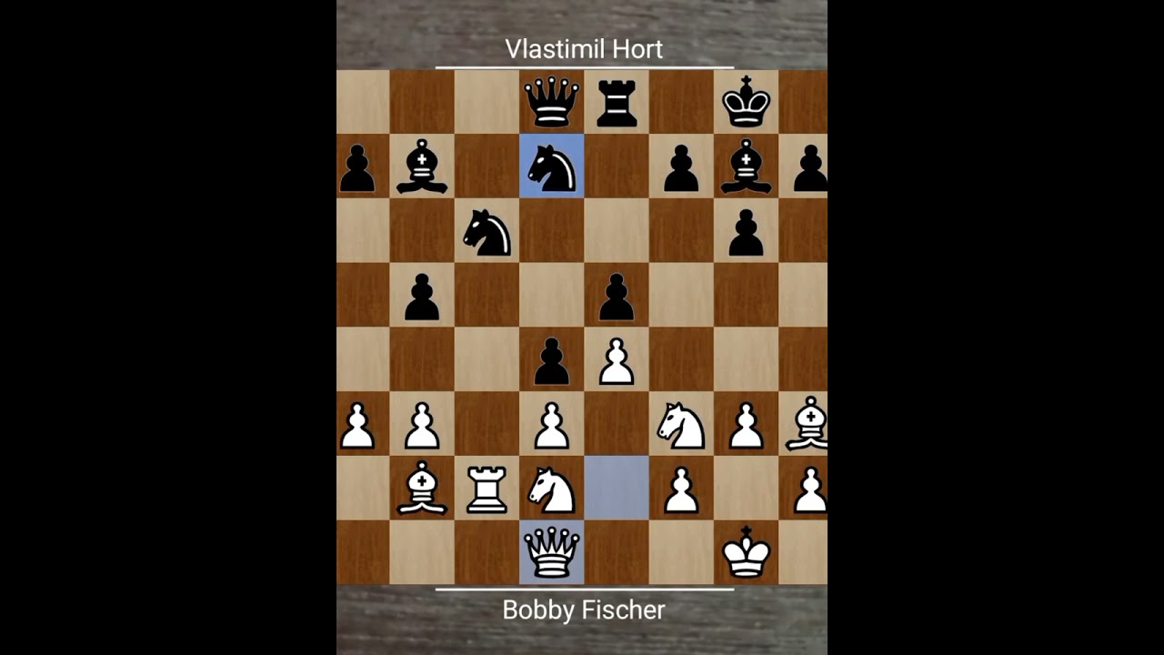 Bobby Fischer vs Vlastimil Hort • Singel Olympiad 1970| Classical Chess Game
