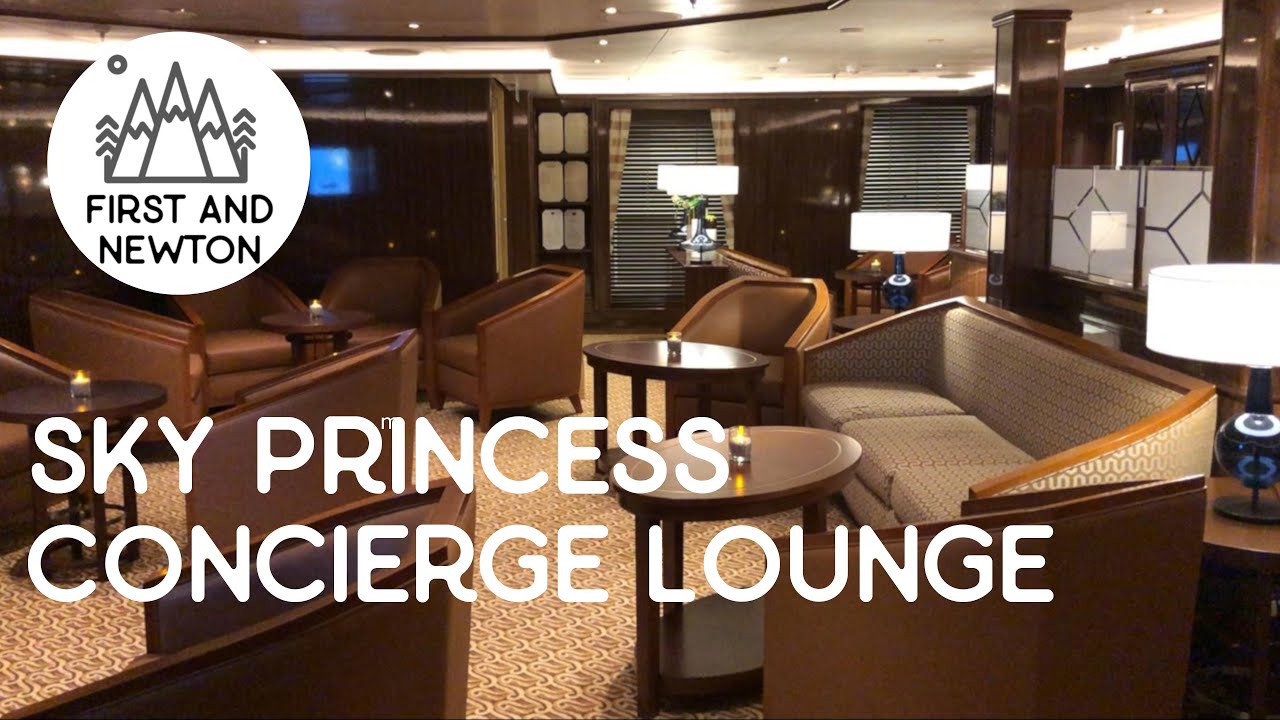 Sky Princess - Concierge Lounge Tour - Full Suite Benefit