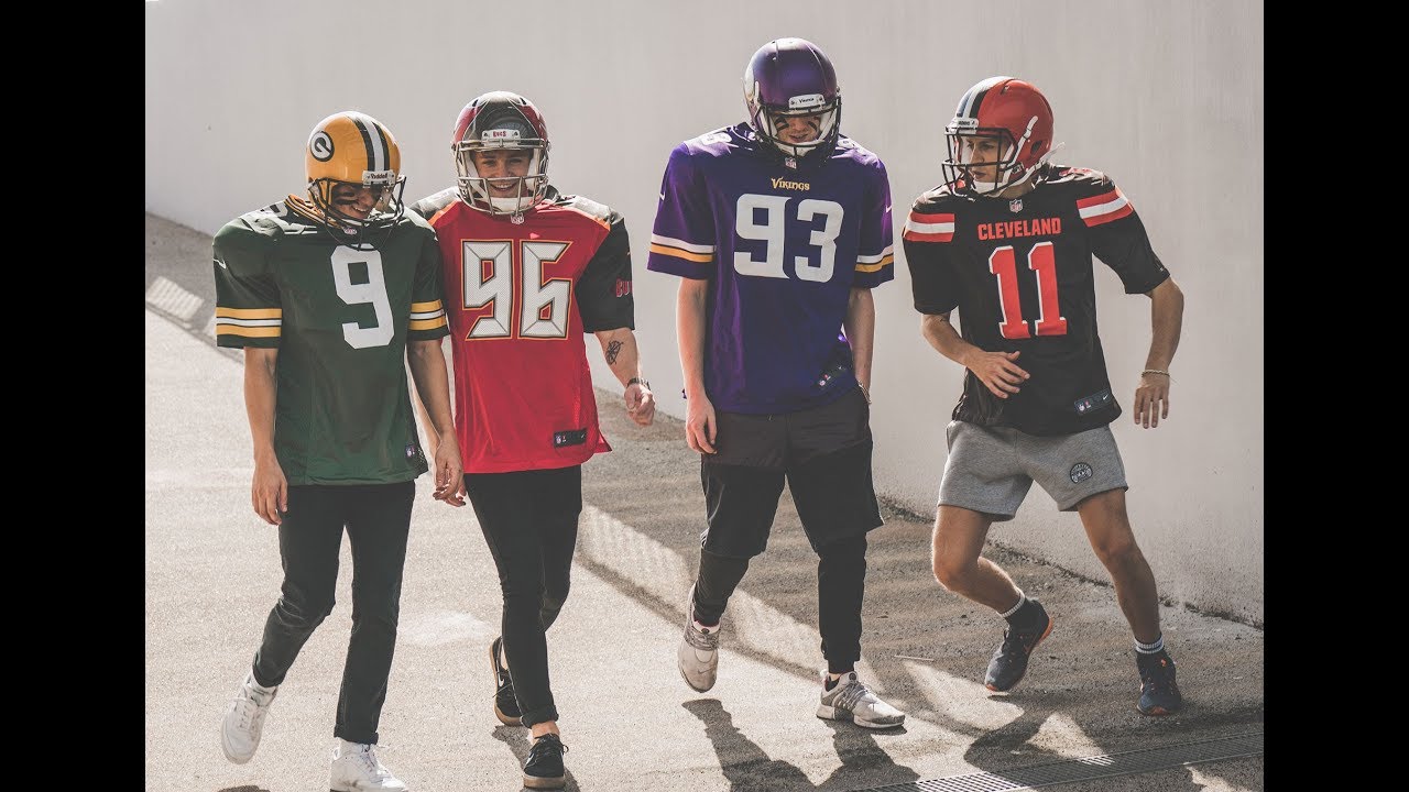 The Vamps Versus The NFL - Behind The Scenes