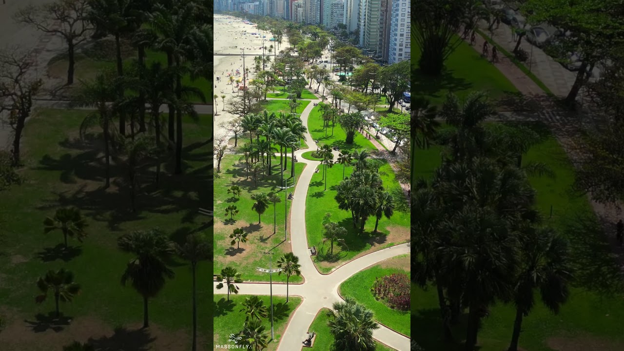 Orla de Santos 13/set 2025 #drone #santos #dji #praia #baixadasantista #paisagem #landscape