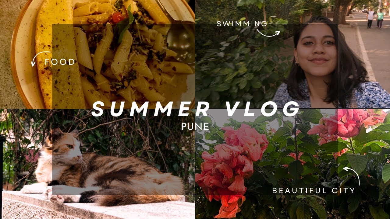 SUMMER VLOG | Summer in Pune, food, swimming | Wildflower Stories | WS