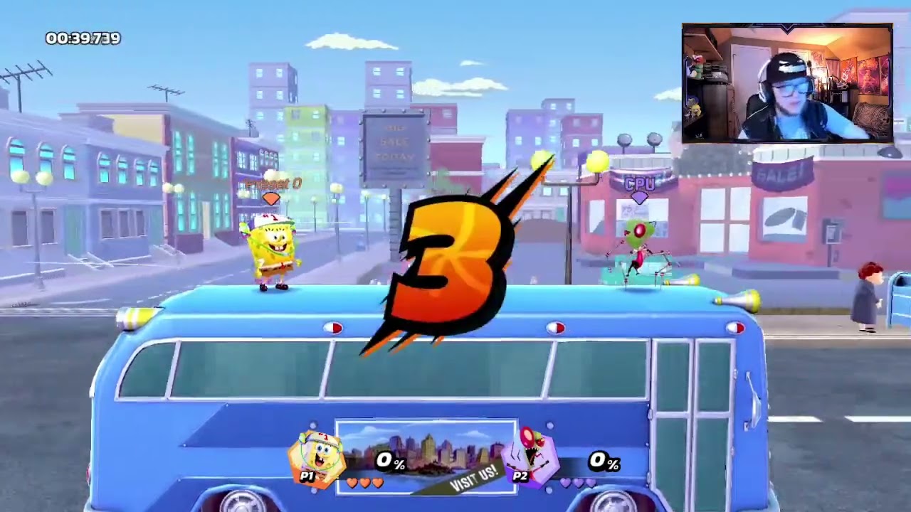 Nickelodeon All-Star Brawl Spongebob Arcade