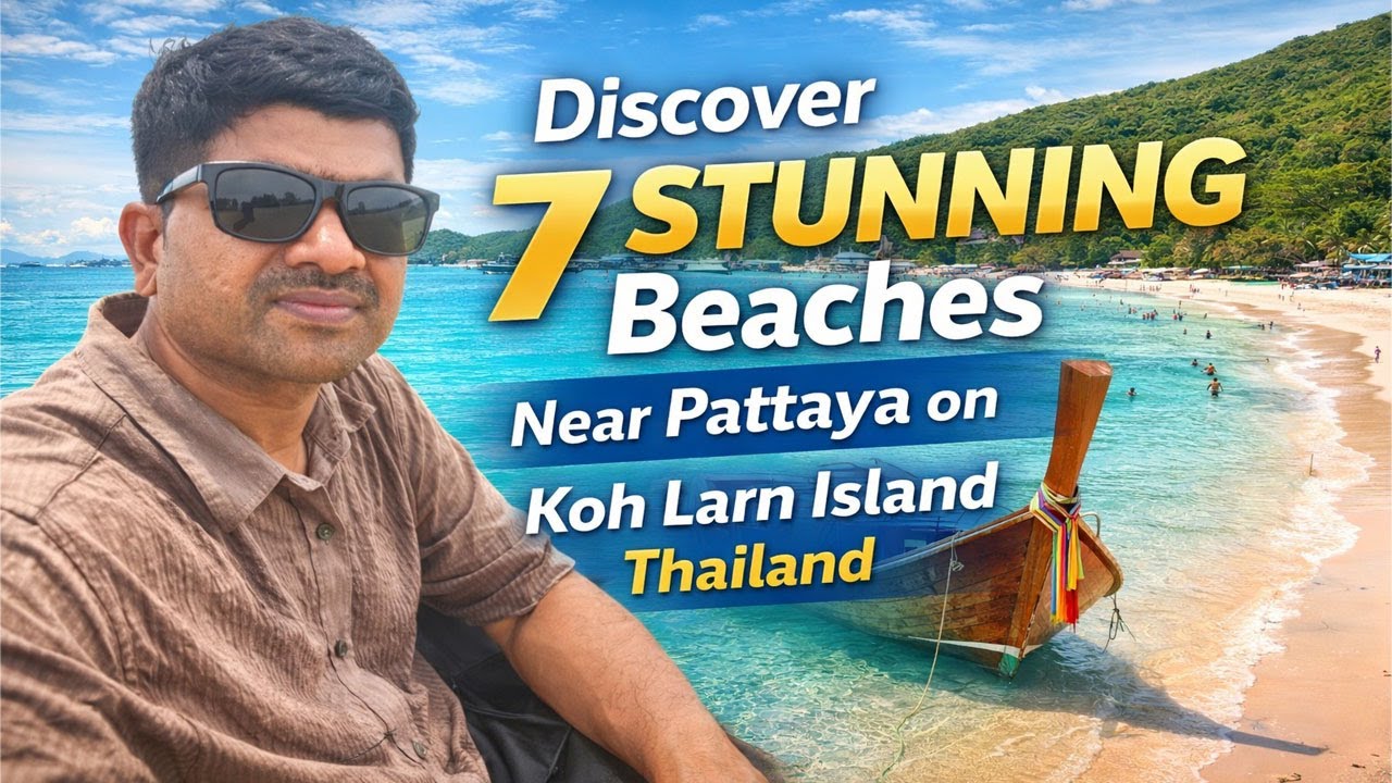 Discover 7 STUNNING Beaches Near Pattaya on Koh Larn Island Thailand