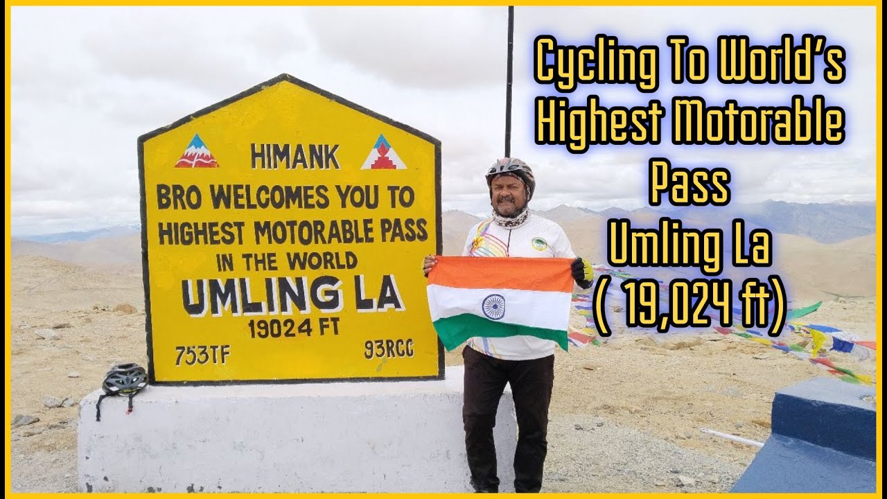 Cycling To The Worlds Highest Motorable Pass - Umling La