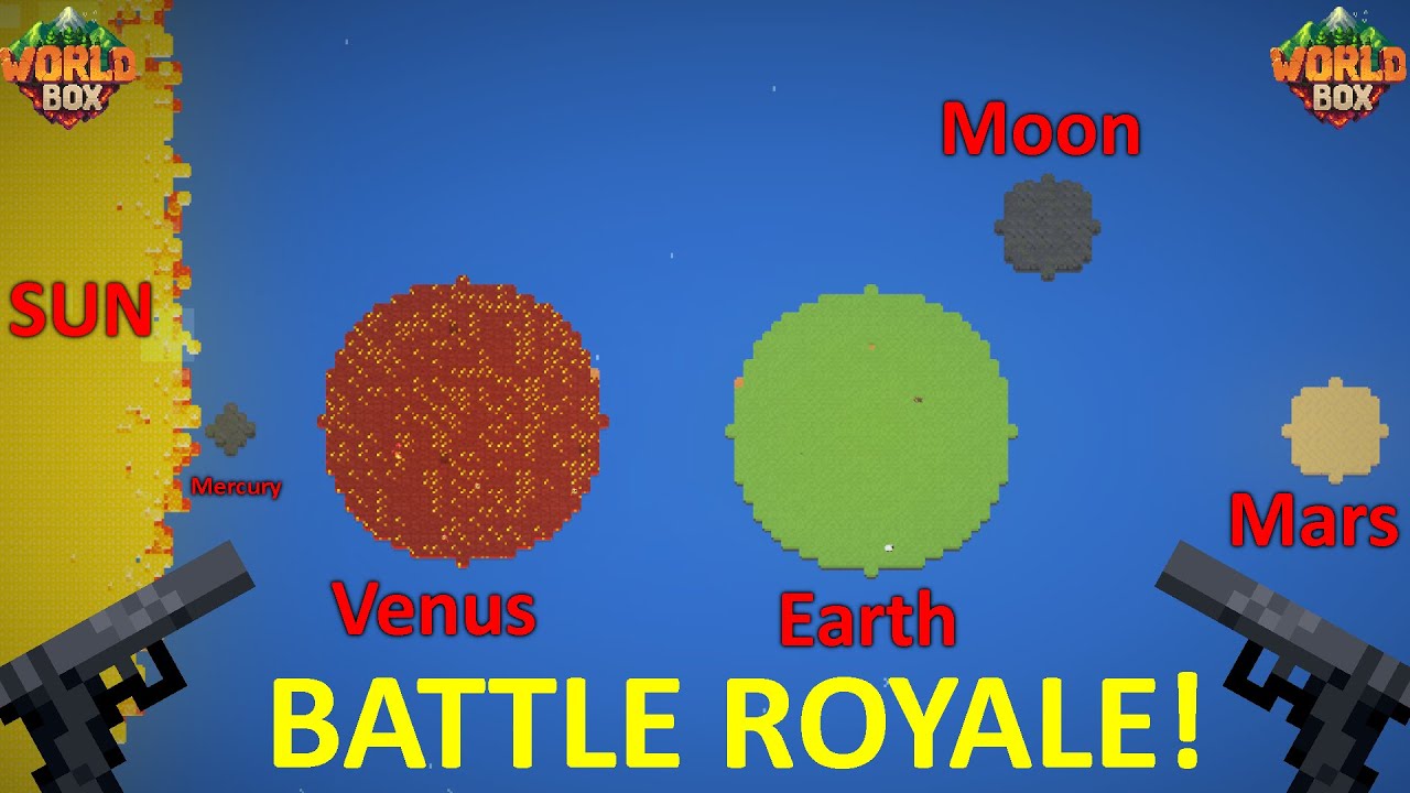 Solar System Battle Royale! - Worldbox
