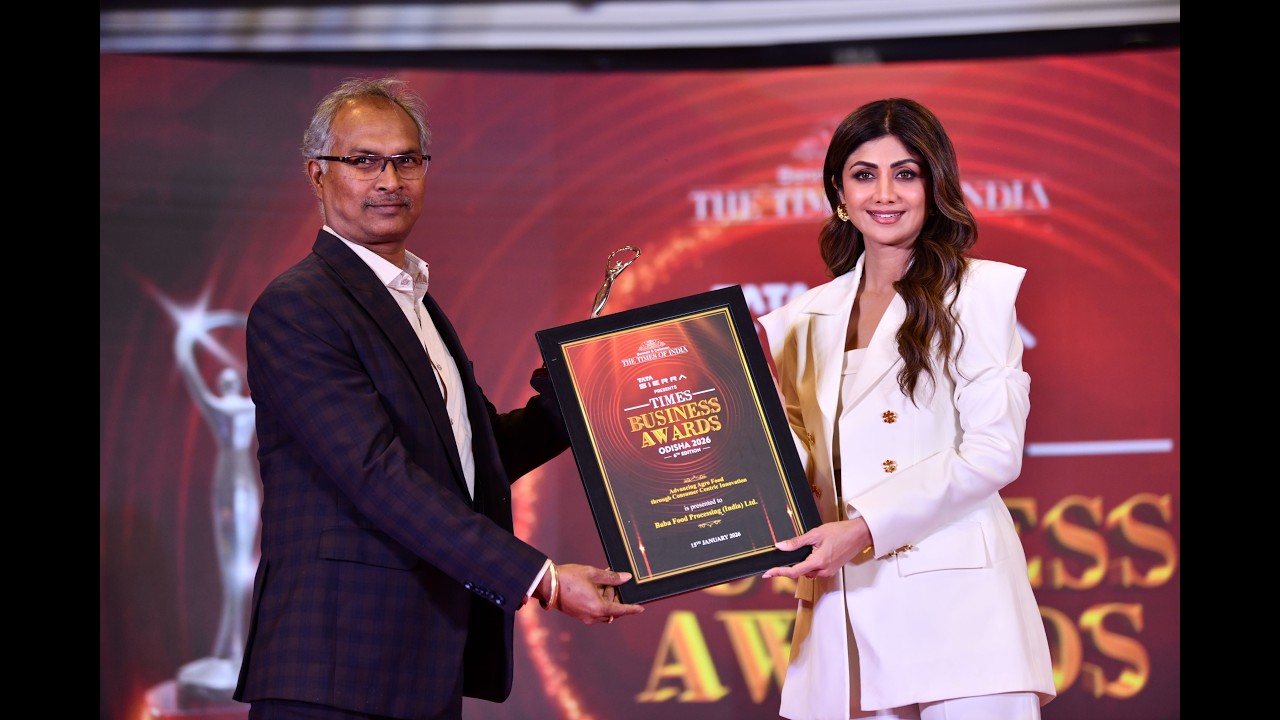 Baba Food Processing Wins Agro Innovation Award | Times Business Awards 2026.