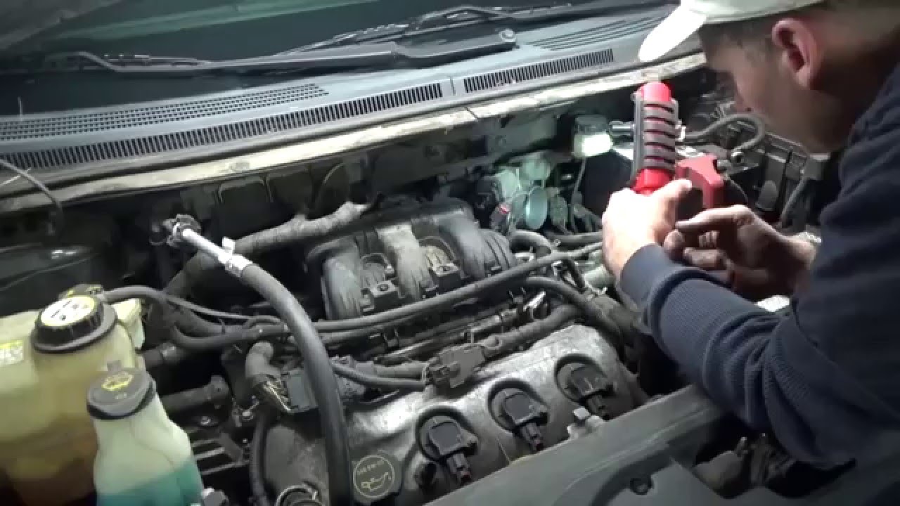 Замена свечей зажигания Ford Edge 3.5L