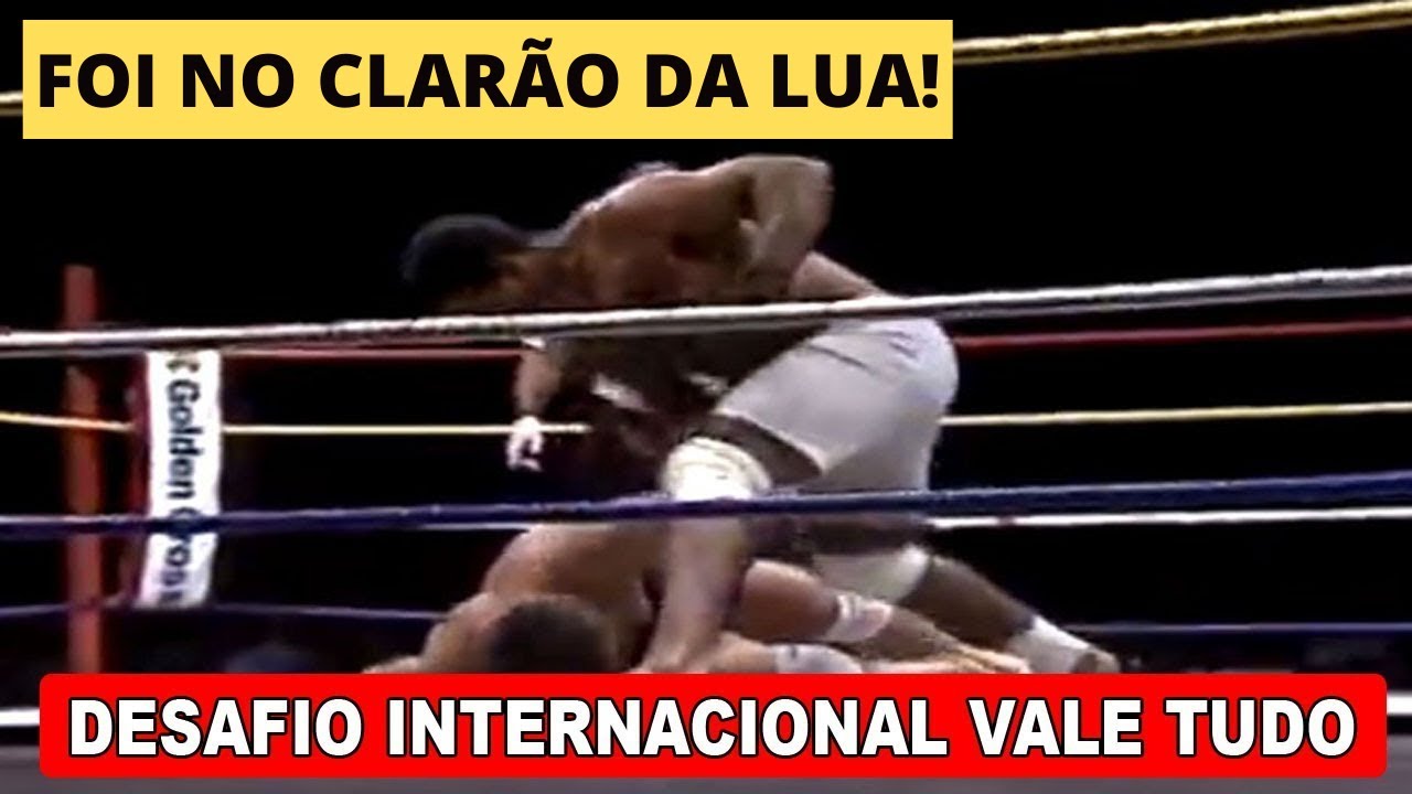DESAFIO INTERNACIONAL DE VALE-TUDO 1995 BRAZIL. CAMPEÃO: MESTRE HULK DA CAPOEIRA