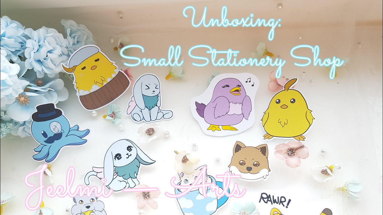 (GER/EN Subs) 𝒰𝓃𝒷ℴ𝓍𝒾𝓃ℊ: small stationery store (Jeelmi Arts)