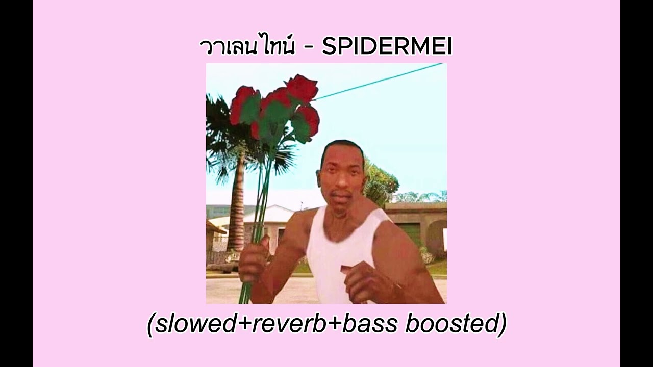 SPIDERMEI - วาเลนไทน์ (slowed + reverb + bass boosted)