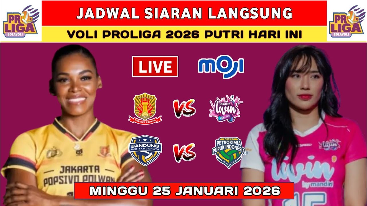 Jadwal Proliga 2026 Hari Ini - Klasemen Proliga 2026 Putri - Jadwal Proliga 2026 Putri
