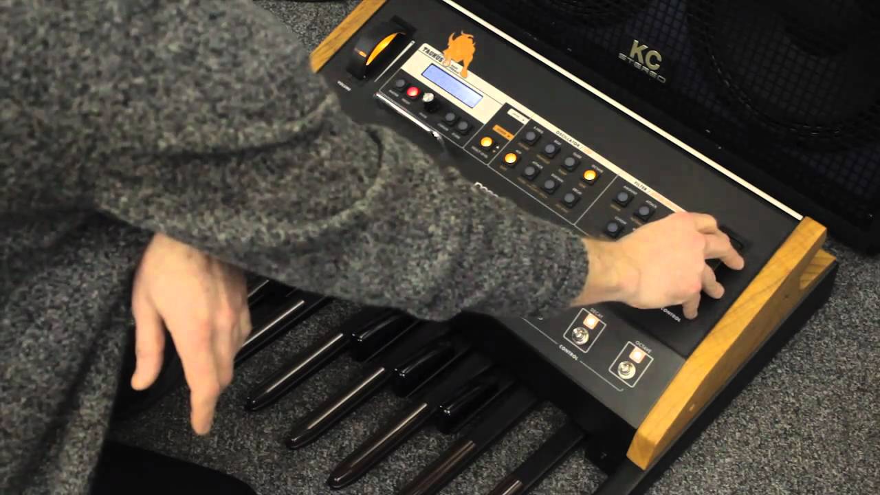 The Moog Taurus is awesome.