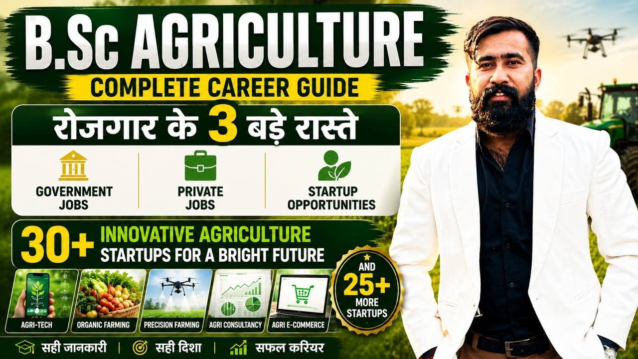 B.Sc Agriculture Career Options 2026 🔥 | Top Government Jobs, Startups & Private Jobs - FARMERS LOVE