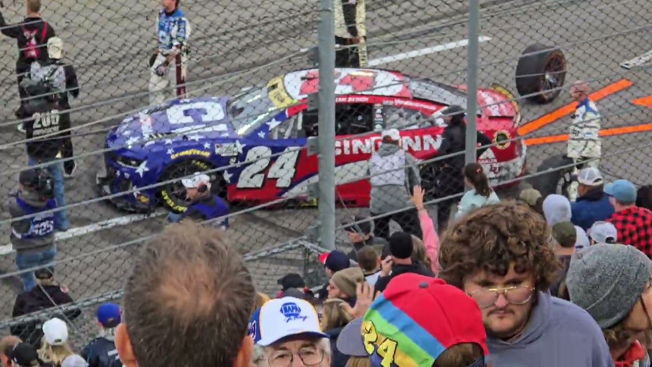 William Byron Wins 2025 Xfinity 500 at Martinsville Speedway (from the stands)