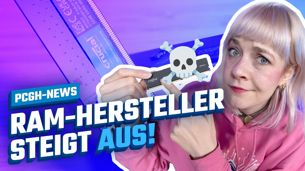 Crucial-Aus! Micron verl&auml;sst Konsumenten &ndash; und setzt auf KI-Rechenzentren 🫥 | PCGH-News