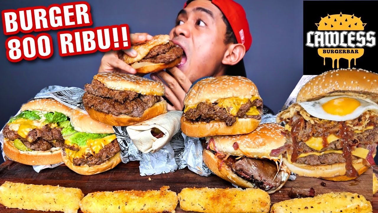 CHALLENGE BURGER TERBRUTAL DI JAKARTA LAWLESS HARGA Rp 800.000 !!!