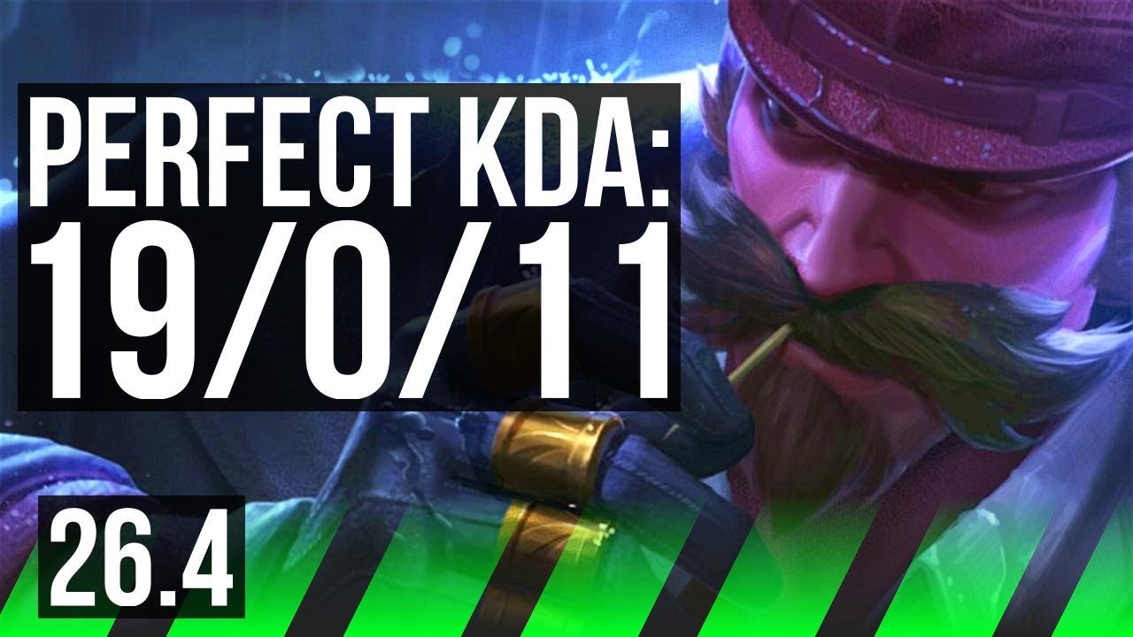 GRAVES vs FIZZ (JGL) | Perfect KDA: 19/0/11 | KR Master | 26.4