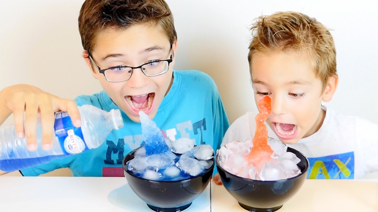 INSTANT WATER TO ICE CHALLENGE FR ! Swan et Néo relèvent le défi en COULEUR :)