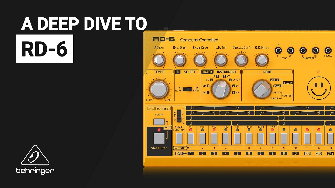 The BEHRINGER RD-6 complete guide walkthrough tutorial