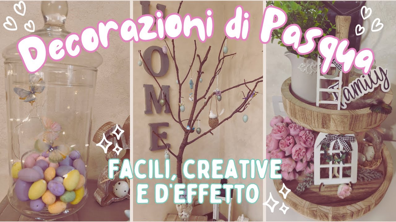 Decorazioni di Pasqua FAI DA TE 2025 – Albero pasquale e idee facili per tutta la casa #pasqua2025