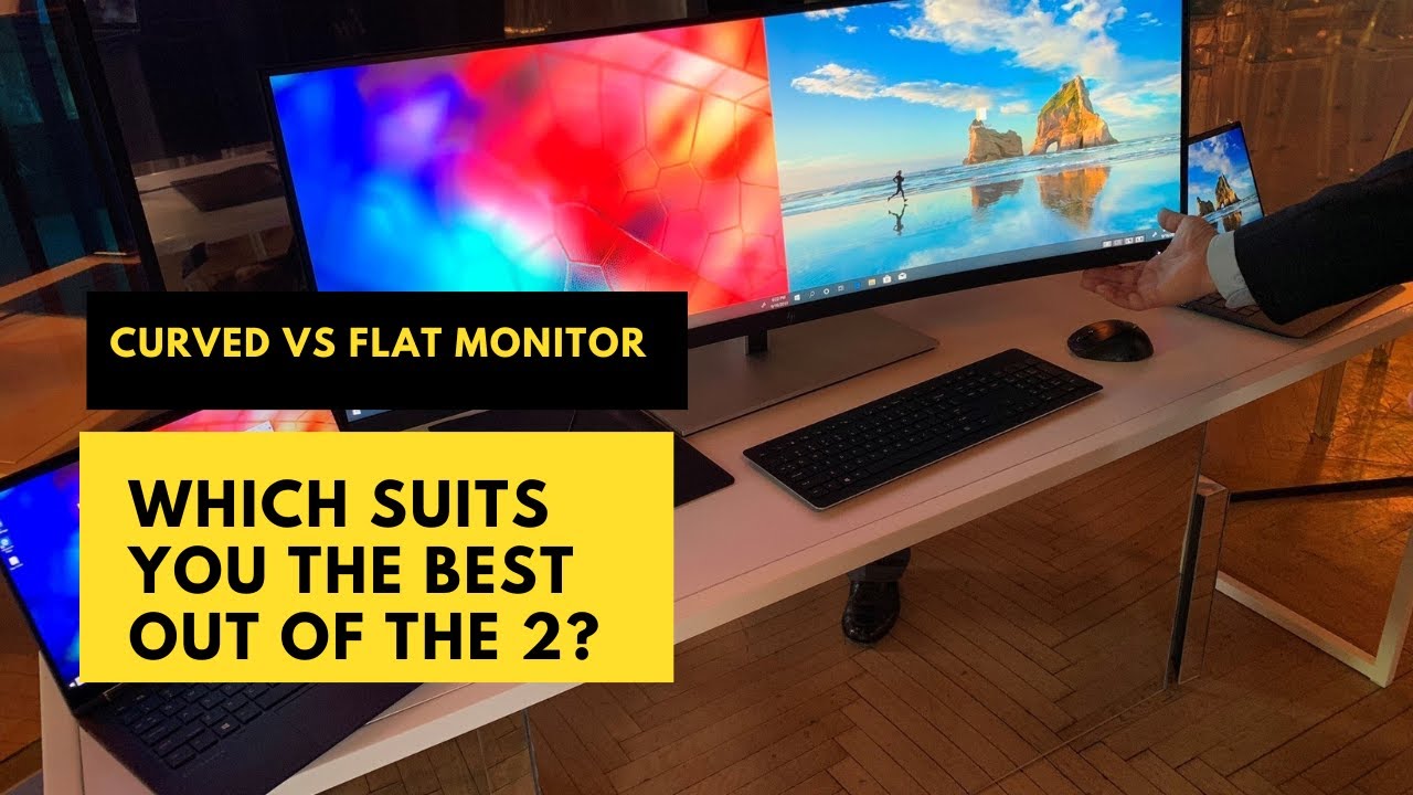 Curved vs Flat Monitor &ndash; Which Suit You The Best Out of The 2? #buyingguide #pcmonitor
