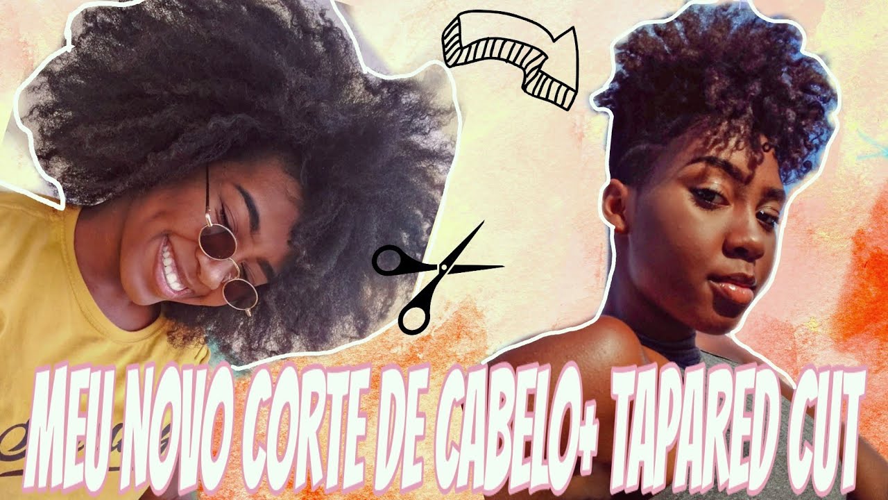 MEU NOVO CORTE DE CABELO TAPERED CUT ✨/Por Sister Black