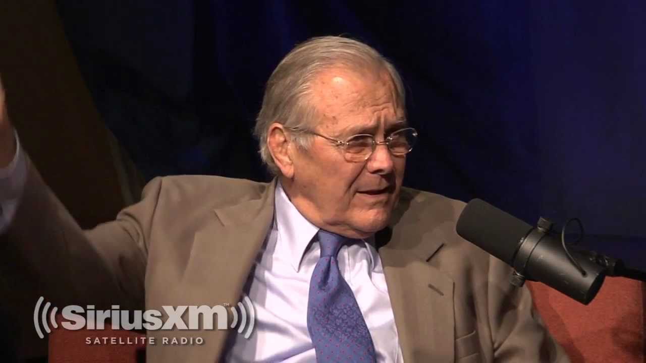 Donald Rumsfeld on Abu Ghraib on SiriusXM Patriot's  