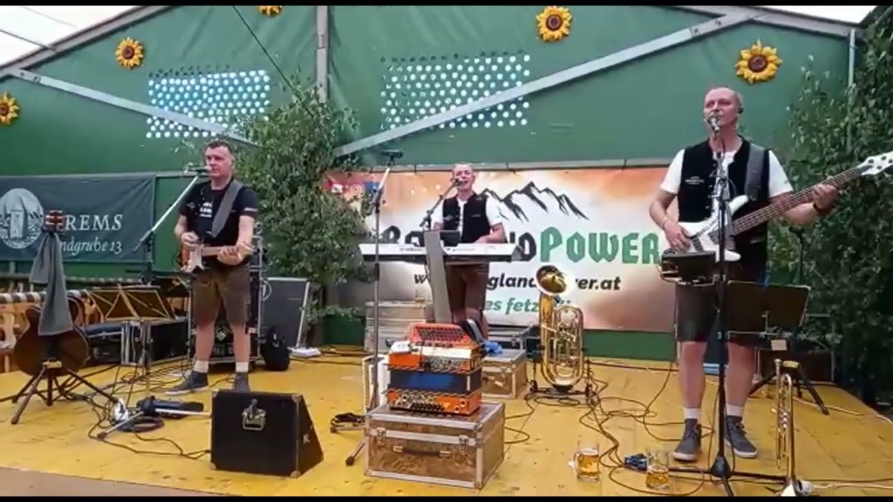 BERGLAND POWER beim Trebesinger Kirchtag 2022