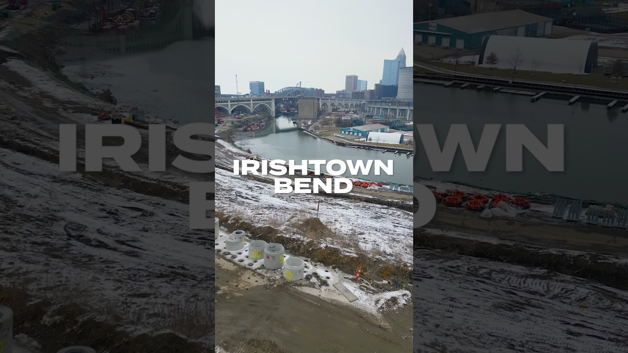 Irishtown Bend: Work Underway on 25-Acre Riverfront Park in Cleveland, OH