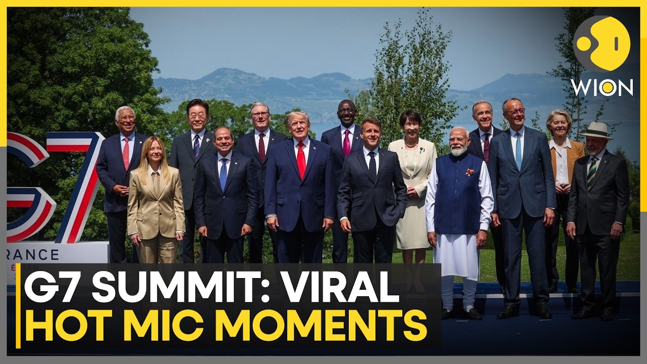 G7 Summit 2026: G7 Hot Mic Moments Go Viral As Leaders Share Candid Exchanges | WION