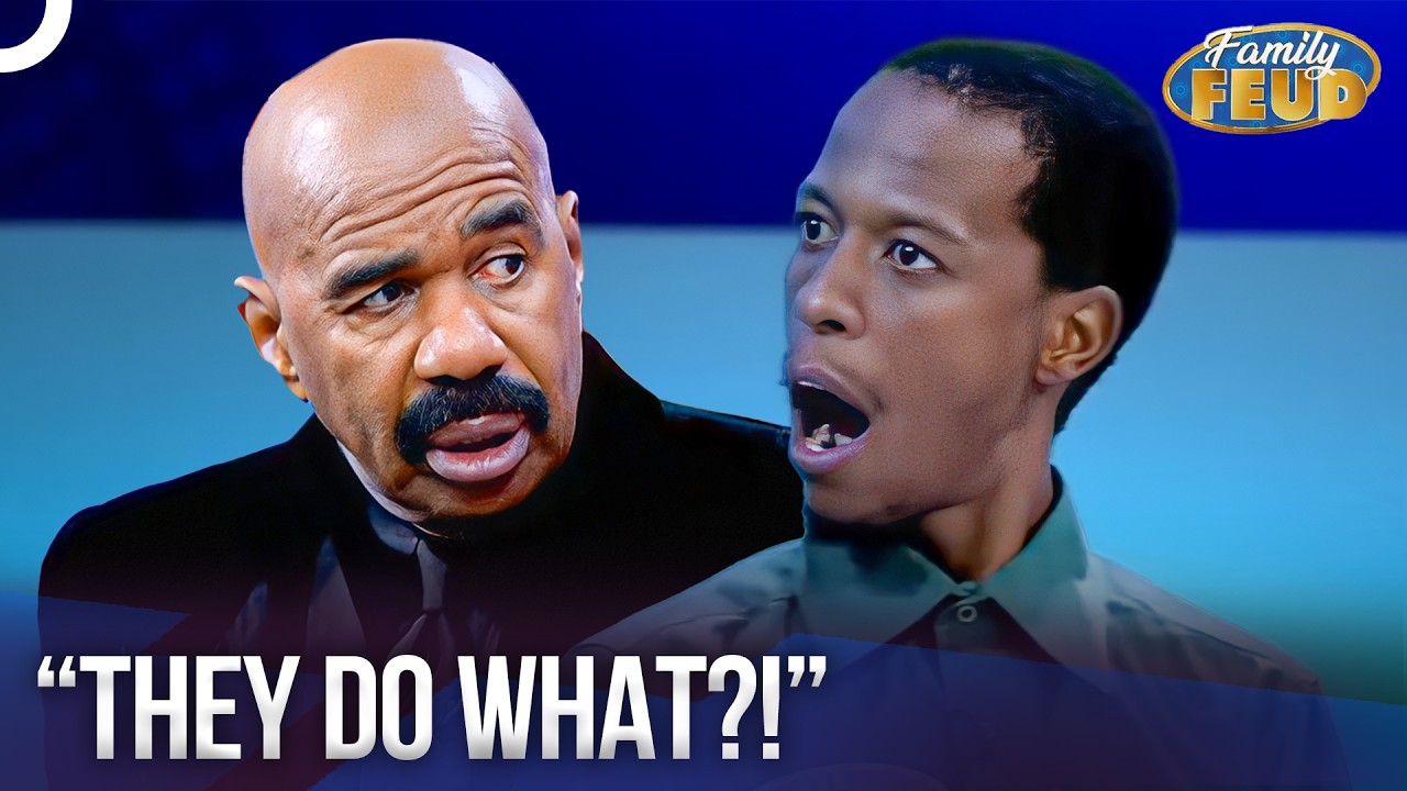 Steve Refused To Believe This Tradition Is REAL | Family Feud Classics